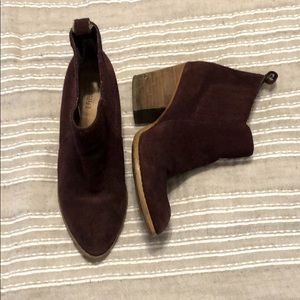 Leather and Suede Booties